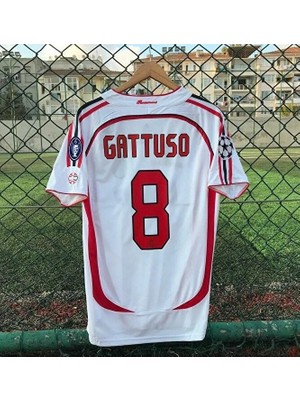 Milan 2007 Şampiyonlar Ligi Finali Gennaro Gattuso Nostalji Forması (Efsane Milan Kadrosu)