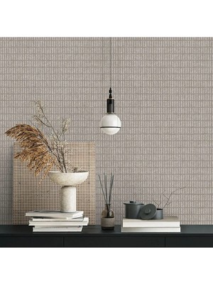 Adawall Muse Koleksiyonu 25102-3 Kum Beji Dokulu Silinebilir Nonwoven Vinil Duvar Kağıdı 1.06X15.6M, 16.5m²