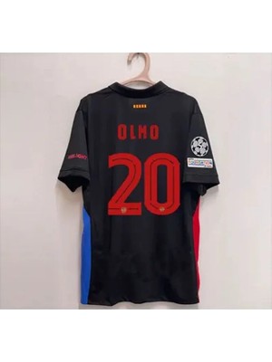 F.c B.a.r.c.e.l.o.n.a 2024/25 Yeni Sezon Dani Olmo Deplasman Forması (Black)
