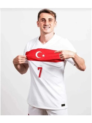 Türkiye Euro 2024 Kerem Aktürkoğlu Yetişkin Forması (Beyaz)