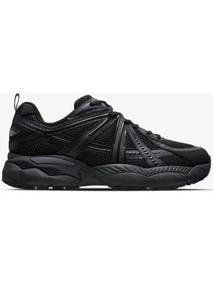Lescon Artura Erkek Siyah  (40-45) Sneaker Ayakkabı Düz Tabanlı Hava Alan Micro-Fiber Malzeme