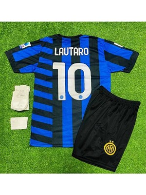 I.n.t.e.r 2024/25 Yeni Sezon Lautaro Martinez Çocuk Forması 4'lü Set