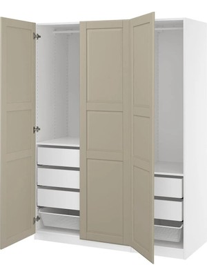 IKEA Çok Renkli Fonksiyonel Kapaklı Gardırop