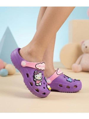 Altın Pabuç Çocuk Cross Terlik Figürlü Rahat Hafif Kaymaz Bahçe Havuz Plaj Günlük Yazlık Terlik