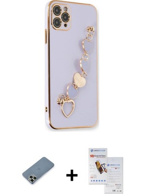 BUTİMAR'S iPhone 11 Pro Max Nova Işık Prime - Siyah Seramik Nano Ekran Koruyucu + Açık Yeşil Metal Kamera Lens Koruma Cam