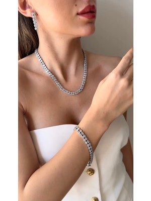 Stelle Jewelry Çift Sıra Su Yolu Set