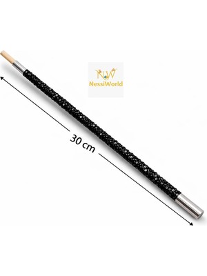 Twin Store 30 cm Siyah Payetli Tutacağı – 1920’LER Gatsby Parti Aksesuarı