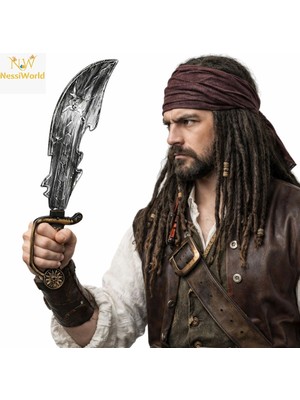 Twin Store Eskitme Detaylı Plastik Korsan Kılıcı 45 cm