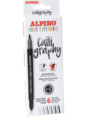 Kitabevimden Alpino Calıgraphy Set 6 Lı Çift Yönlü AR-001040
