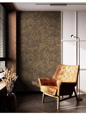 Adawall Muse Koleksiyonu 25107-5 Kaverengi ve Tonları Sıva Dokulu Duvar Kağıdı 1.06X15.6M, 16.5m²