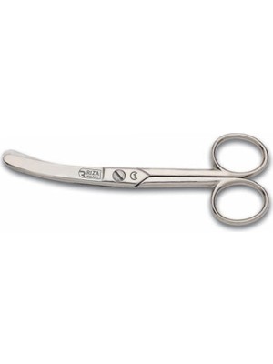 Twin Store Rıza M-159 Eğri Manifatura Makası No: 5 Inç / 12,70 cm - Nikel Kaplama