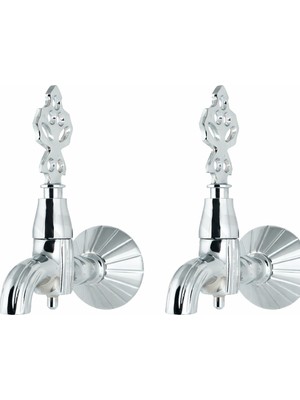 vitrinbanyo Ikili Osmanlı Musluğu Krom