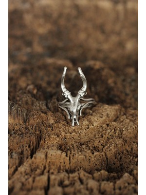 Twin Store Ayarlanabilir Boynuz Tasarımlı Erkek Yüzük - TJ-EY374