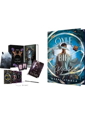 Ephesus Yayınları Saka ve Sanrı Tek Kitaplık Hediyeli Kutu ve Öyle Bir Uğradım 2 Yan Boyamalı Ciltli