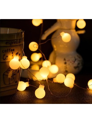 Twin Store 5m 28 LED Kırmızı Işık Şeffaf Kablo Fişli Eklemeli Mz-18-21