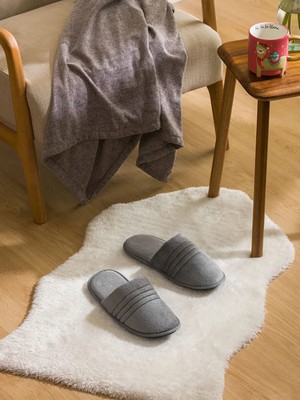 Lc Waikiki Yeni Sezon Çizgi Nakışlı Erkek Ev Terliği