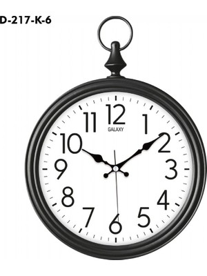 Twin Store Galaxy Dekoratif Köstekli Duvar Saati D-217-K-6