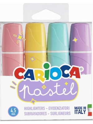 Kitabevimden Carioca Fosforlu Kalem Pastel 4 Lü 43167