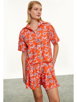 Baskılı Smart Gömlek