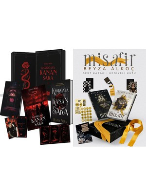 Ephesus Yayınları Kasırgaya Kanan Saka 1 Hediyeli Özel Kutu ve Misafir Ciltli Hediye Kutulu