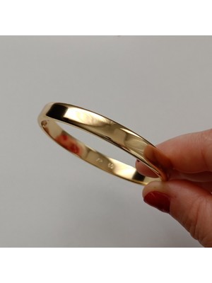 Lente Aksesuar Xuping Gold Ajda Model Kelepçe Bilezik (8mm)