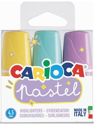 Kitabevimden Carioca Fosforlu Kalem Mini Pastel 3 Lü 43168