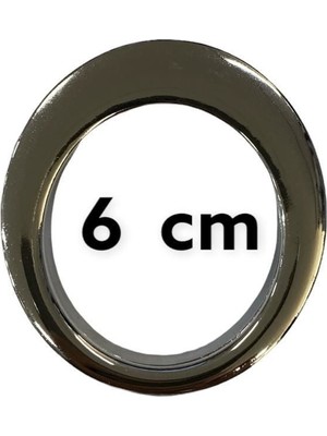 Damla Yan Halka Krom 32 mm Kulp