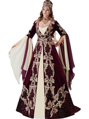 Ceyyiz 5li Bindallı Kına Elbisesi Kelebek