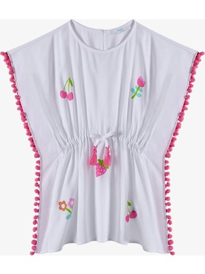 Penti Beyaz Kız Çocuk Fruit Kaftan