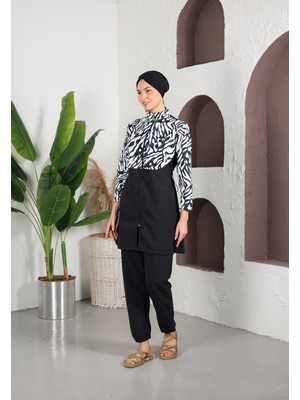 Yessir Haşema Takımı Tesettür Mayo 3 Lü Set