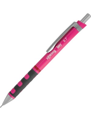 Rotring Tikky Neon Pembe 0.7 mm Versatil Kalem Ergonomik Kauçuk Tutuş ile Konforlu Yazım