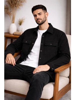 Classics Men Yxc Uzun Kol Rahat Fit Erkek Kanvas Gömlek - 7605