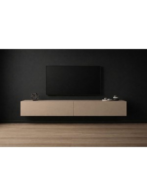 Maxvivo Mdf Novira Tv Ünitesi 180 cm Kum Beji