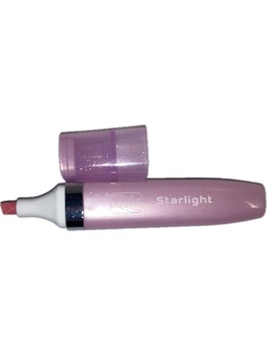 Kitabevimden Bafix Fosforlu Kalem Simli Starlight 4 Lü Blister 51072