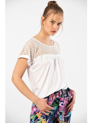 Türen Kadin Desenli Pijama Takimi 3302