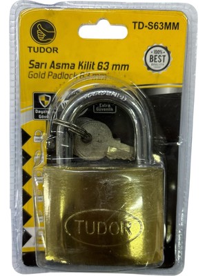 Nil Avm Ennalbur Tudor 63 mm Sarı Asma Kilit