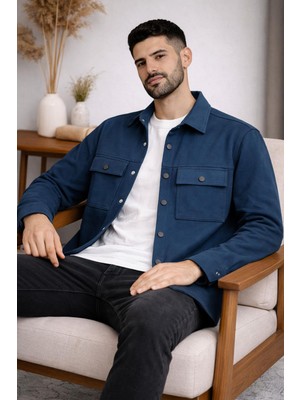 Classics Men Yxc Uzun Kol Rahat Fit Erkek Kanvas Gömlek - 7605