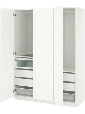 IKEA Beyaz Ferah Kapaklı Gardırop