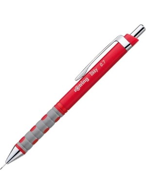 Rotring Tikky Kırmızı 0.7 mm Versatil Kalem Kaymaz Yüzey ile Konforlu Yazım Sunar