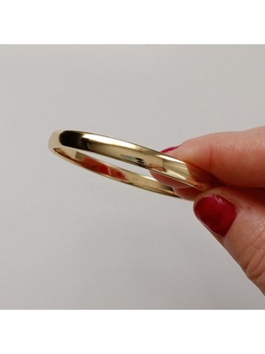 Lente Aksesuar Xuping Gold Ajda Model Kelepçe Bilezik ( 5mm)