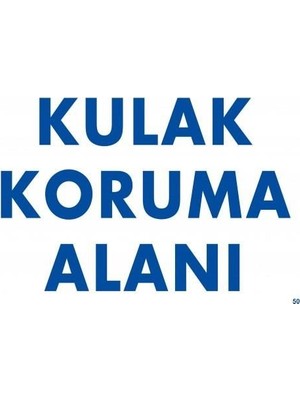 Nil Avm Kulak Koruma Alanı Uyarı Levhası 25X35 Kod:50