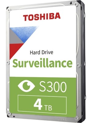 Toshiba Toshıba 3.5 S300 4tb 5400RPM 256MB Sata3 HDWT840UZSVA (7/24) (3 Yıl Dist. Garantili)