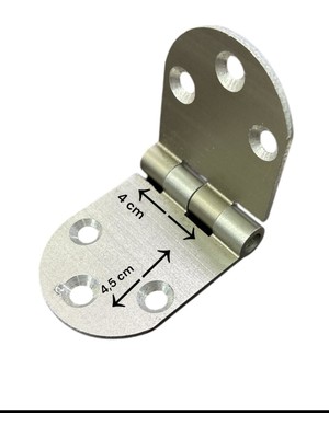 Nil Avm Ennalbur Yüksel Oval Alüminyum Kasa Menteşesi 4 cm