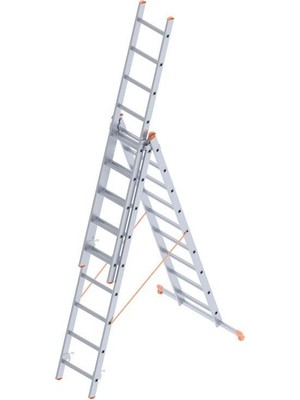 Saraylı 3x9 A Tipi Sürgülü Merdiven 7,41 Metre