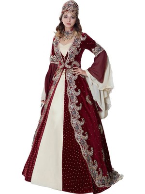 Ceyyiz Bindallı Kına Elbisesi 5 Parça Serenad