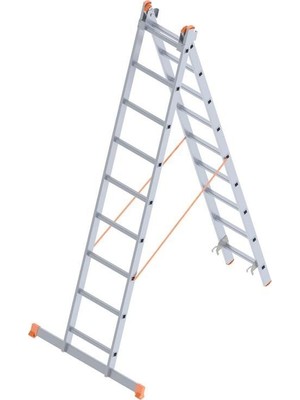Saraylı 2x9 A Tipi Sürgülü Merdiven 4,94 Metre