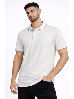 Classics Men Turbulance Polo Yaka Kısa Kol Erkek Yaka Detay Tişört - 7603
