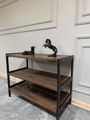 Feyza Design Çok Amaçlı Ahşap Dolap - 75 cm Yükseklik, 90 cm Genişlik