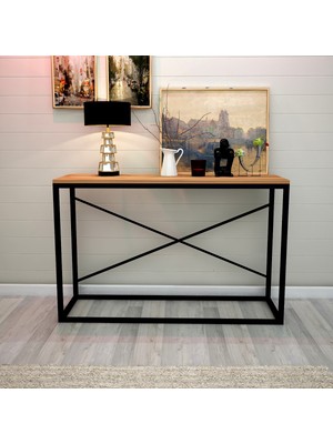 Feyza Design Dora Metalli Dresuar - Atlantik Çam, Modern Antre Mobilyası