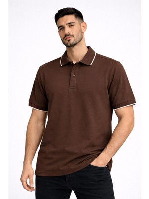 Classics Men Turbulance Polo Yaka Kısa Kol Erkek Yaka Detay Tişört - 7603